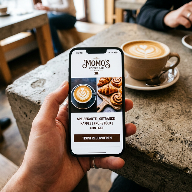 Mockup: Momo's Coffee Bar
